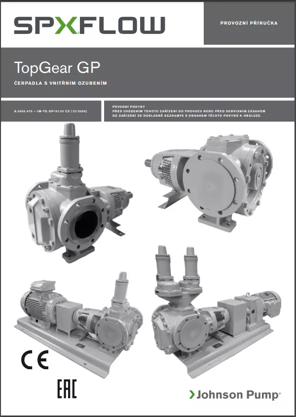 Johnson pump - TopGear GP. Manual