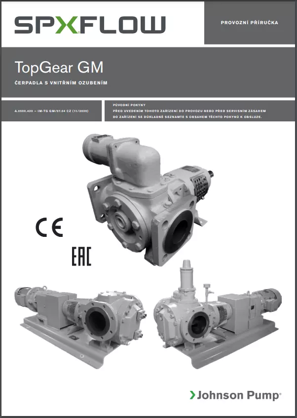 Johnson pump - TopGear GM. Manual