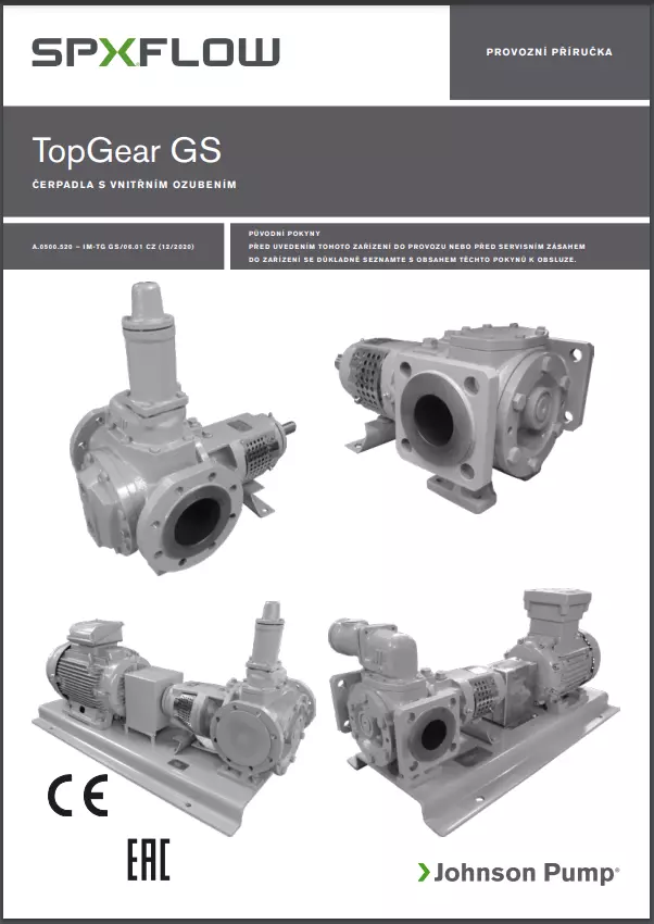 Johnson pump - TopGear GS. Manual